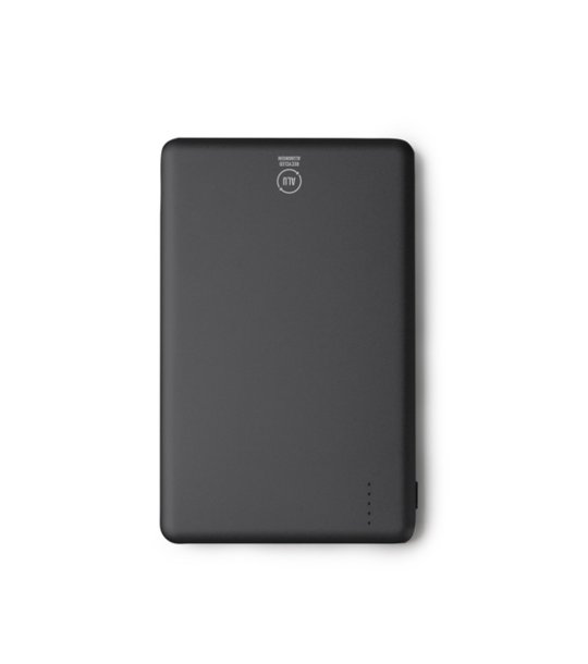 Външна магнитна батерия TERIUM в черно 5000 mAh снимка