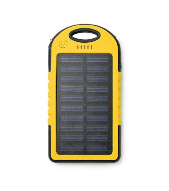 Външна соларна батерия DROIDE в жълто 4000 mAh снимка