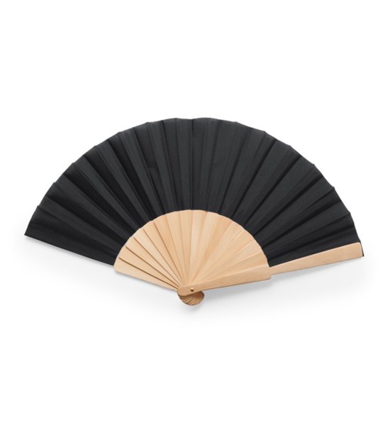 CALESA HAND FAN BLACK снимка