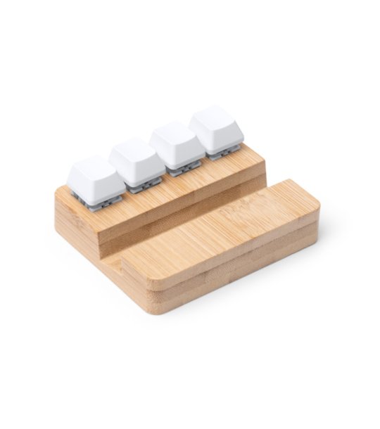 Държач за смартфон CLINTON от бамбук снимка