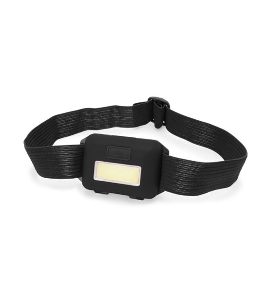 Черен челник с LED светлини HEAD снимка