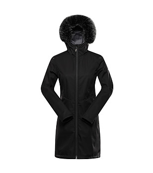 Черно дамско softshell яке с DVR IBORA снимка