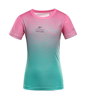 Детска тениска в розово и мента  RIFO с CoolDry снимка