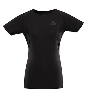 Дамска черна тениска BONDA 2 снимка