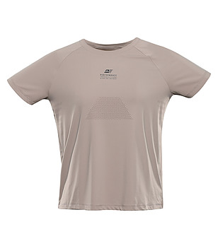 Дамска тениска в бежово MOLSA снимка