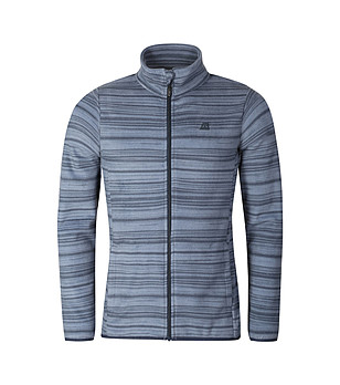 Сиво мъжко спортно горнище на райе SIUS 2 снимка