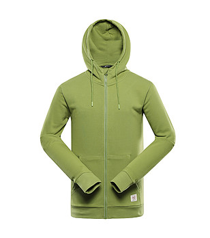 Зелен памучен мъжки суитшърт LOKK снимка