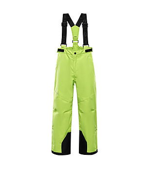 Светлозелен детски ски панталон EDESO 2 снимка