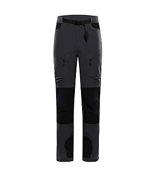 Мъжки softshell панталон в свят тъмносиво AKAN 2 снимка