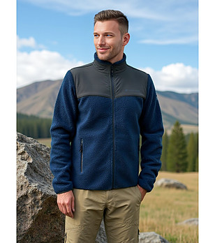 Мъжко спортно горнище в тъмносиньо FERAD 2 снимка