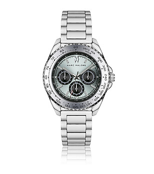 Мъжки сребрист часовник снимка