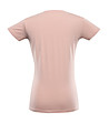 Дамска памучна тениска в цвят пудра  Varianta -3 снимка
