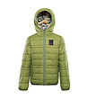 Леко зимно детско яке с две лица в зелено  DOUWO-1 снимка