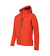 Мъжко softshell яке в цвят брик HOOR с DWR-2 снимка