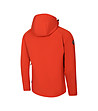 Мъжко softshell яке в цвят брик HOOR с DWR-3 снимка