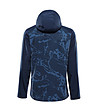 Мъжко softshell яке  в тъмносиньо HOOR с DWR-4 снимка