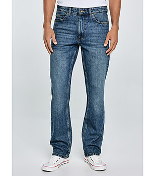 Тъмносини памучни мъжки дънки Colt снимка