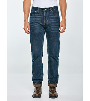 Памучни мъжки сини дънки Toros снимка