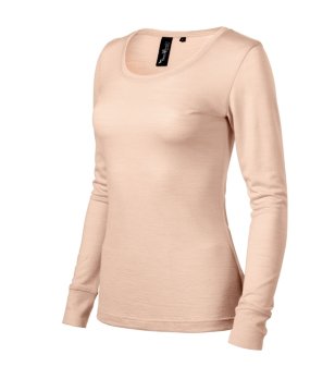 Дамска блуза с дълъг ръкав от мериносова вълна Linda снимка