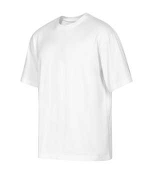 Унисекс памучна бяла тениска Zin снимка