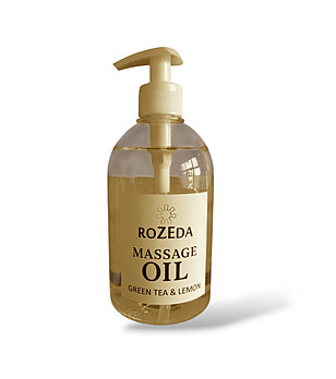 Професионално масажно масло Зелен чай и Лимон 500 мл снимка