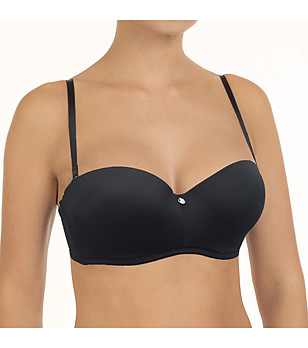 Черен сутиен бриджитка с повдигащ ефект Izzy снимка