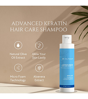 Шампоан за коса с кератин 100 мл снимка