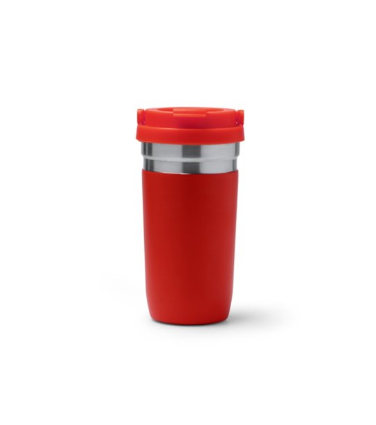 Термочаша GREDOS в червено 500 мл от неръждаема стомана снимка