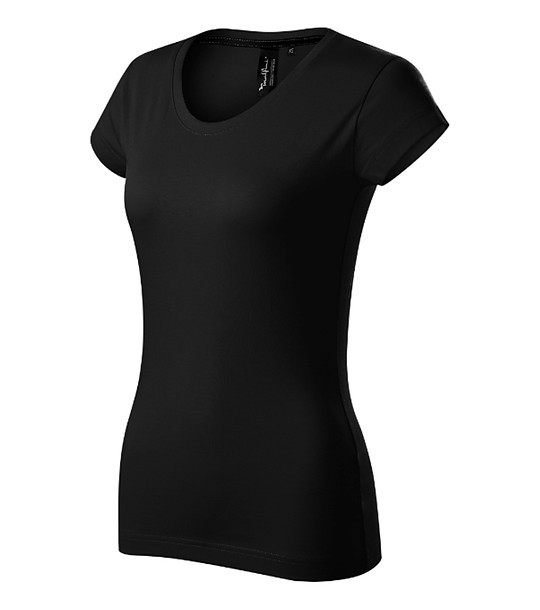 Дамска тениска в черно от памук Suzane снимка