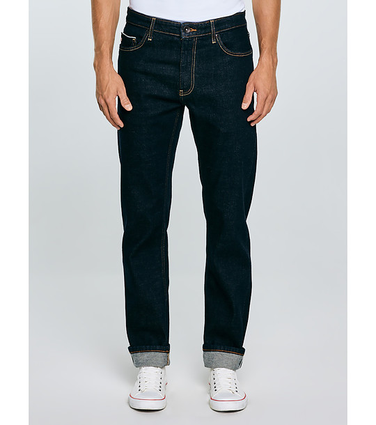 Мъжки памучни тъмносини дънки Colt снимка