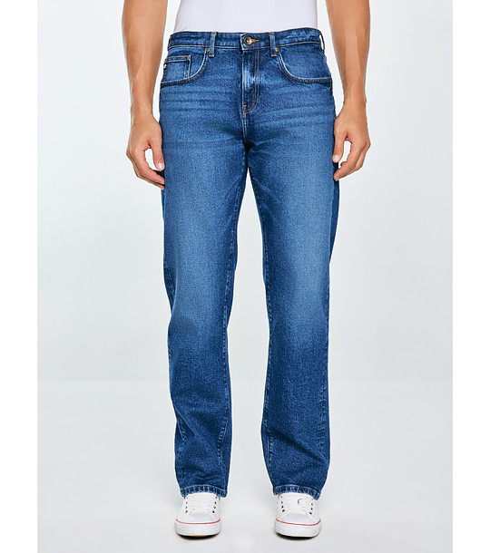 Мъжки памучни сини дънки Brandon снимка