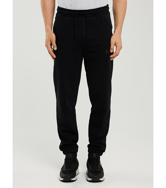 Черно мъжко спортно долнище с памук Brutus снимка