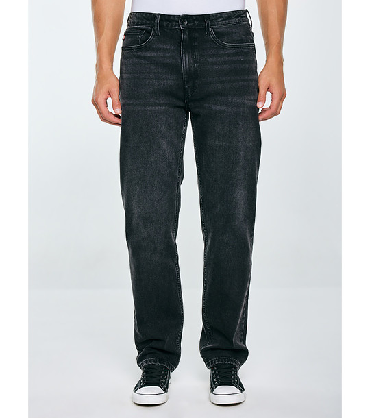 Памучни мъжки черни дънки Zack снимка