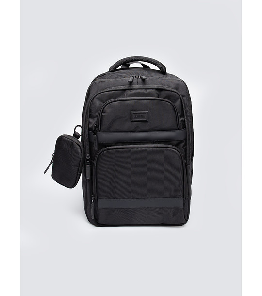 Черна унисекс раница Amerigo снимка