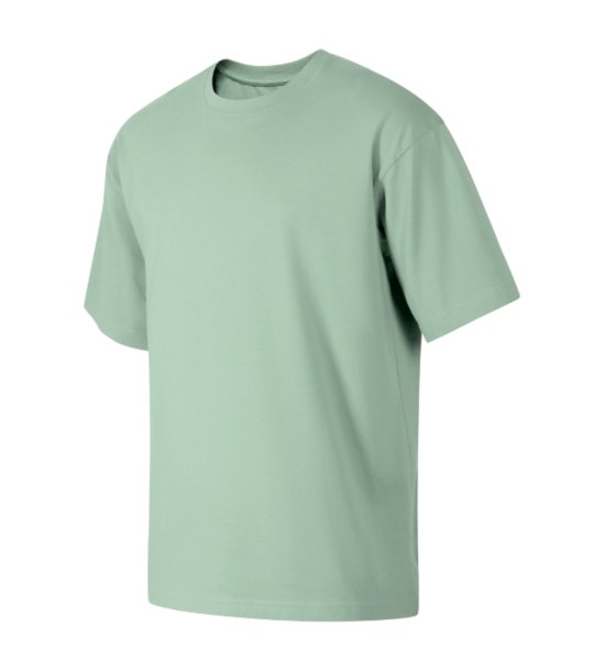 Памучна тениска в зелено Zin снимка