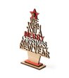 CHRISTMAS TREE TINSEL WOOD-1 снимка