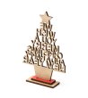 CHRISTMAS TREE TINSEL WOOD-2 снимка