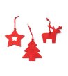 CAROL ORNAMENTS SET RED-1 снимка