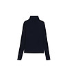 Тъмносиня дамска поло блуза от вълна мерино Brea-3 снимка