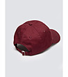 Дамска памучна шапка в бургунд Bellia-3 снимка