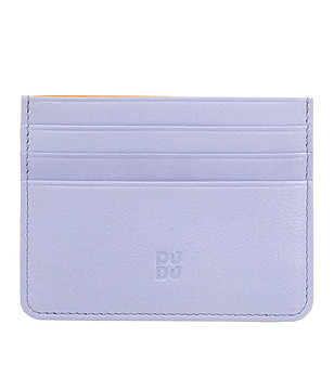 Кожен класьор за банкови карти в лилаво и оранжево Svalbard снимка