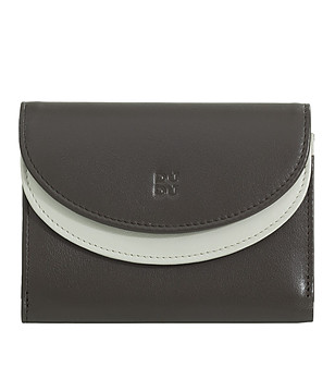 Кожен дамски портфейл в кафяв нюанс Galapagos снимка