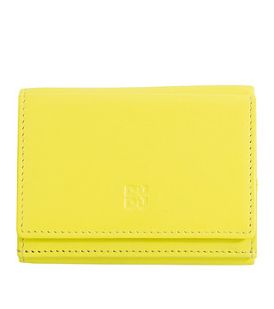 Кожен портфейл в жълто с контрастни елементи Honduras снимка