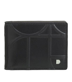 Мъжки кожен портфейл Azzorre в черно и таупе с RFID защита снимка