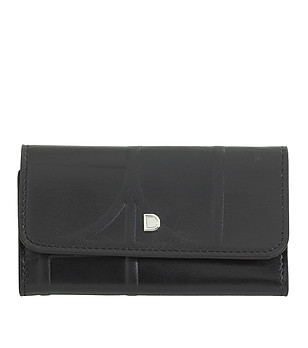 Кожен аксесоар за ключове в черно и оранжево Timbuktu снимка