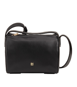 Дамска кожена чанта в черно Ethel снимка