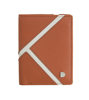 Мъжки портфейл от естествена кожа в кафяво Rodi снимка