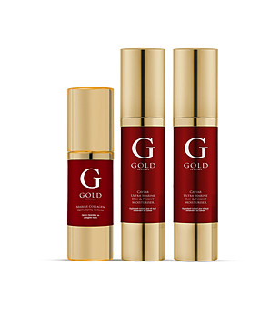 Комплект от околоочен серум с колаген и два хидратиращи крема за лице снимка