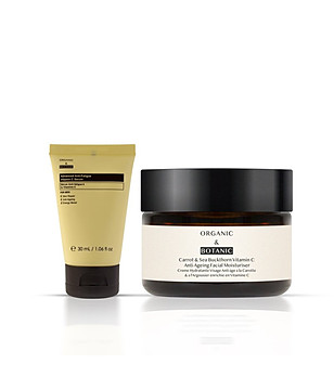 Хидратиращ комплект за лице от серум и крем снимка