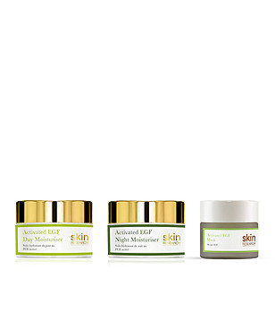 Хидратиращ комплект от дневен и нощен крем и маска за лице снимка